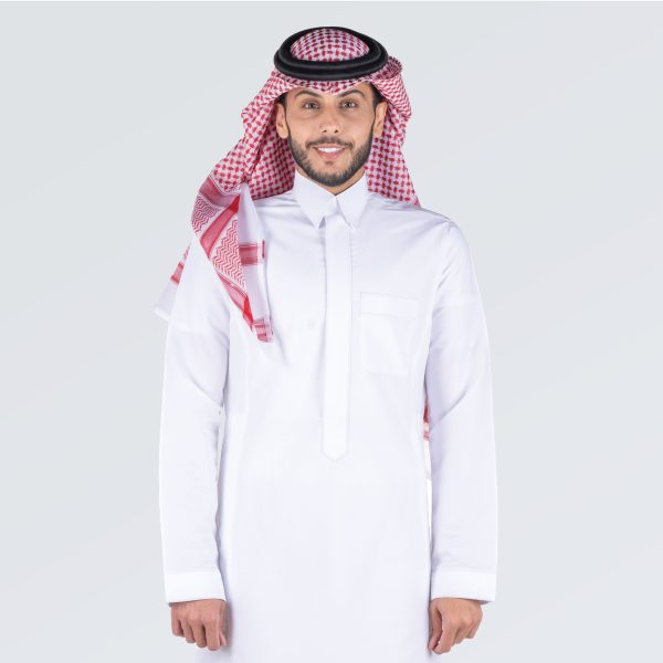 ثوب الأصيل صيفي أبيض